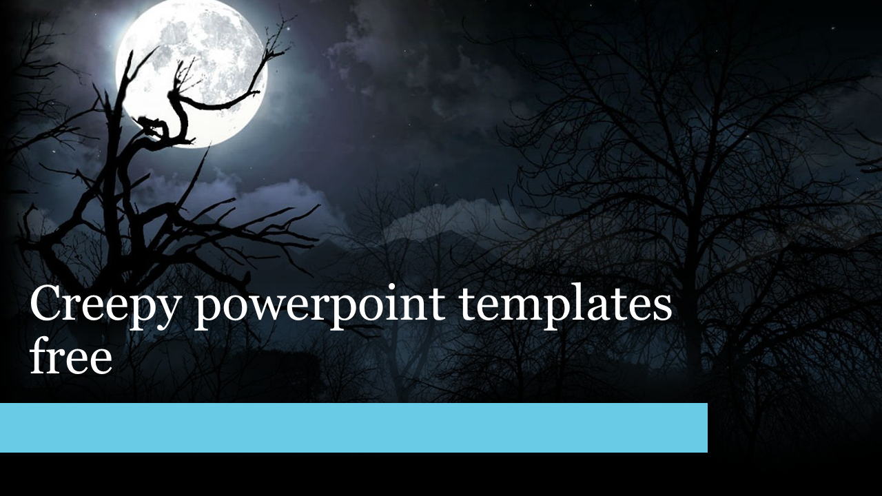 creepy powerpoint templates free